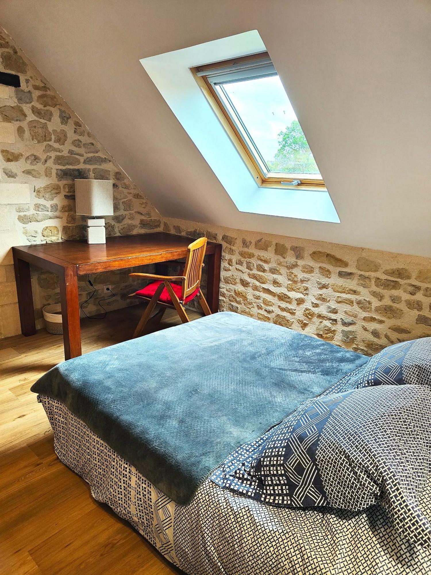 לינה וארוחת בוקר Juaye-Mondaye La Ferme Manoir Saint Barthelemy מראה חיצוני תמונה